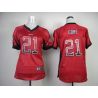 Cheap Frank Gore 49ers Woman Jersey From China #21 Red Drift Fashion