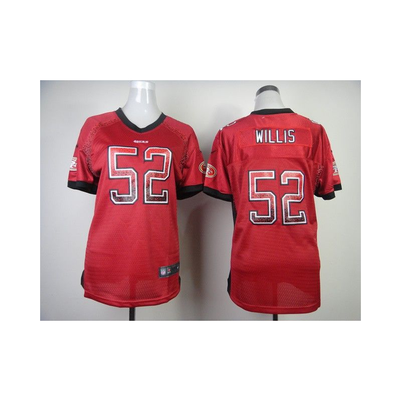 Cheap Patrick Willis 49ers Woman Jersey From China #52 Red Drift Fashion Cheap Patrick Willis 49ers Woman Jersey From China #52 Red Drift Fashion