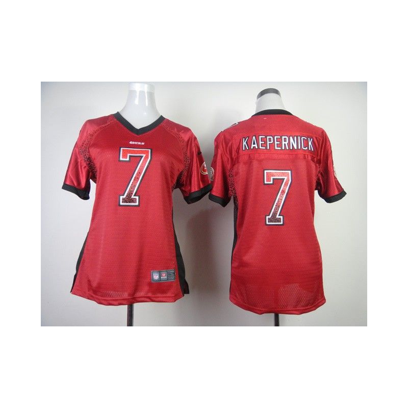 Cheap Colin Kaepernick 49ers Woman Jersey From China #7 Red Drift Fashion Cheap Colin Kaepernick 49ers Woman Jersey From China #7 Red Drift Fashion