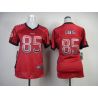 Cheap Vernon Davis 49ers Woman Jersey From China #85 Red Drift Fashion