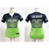 Cheap Richard Sherman Seahawks Woman Jersey From China #25 Blue-Green Drift Fashion