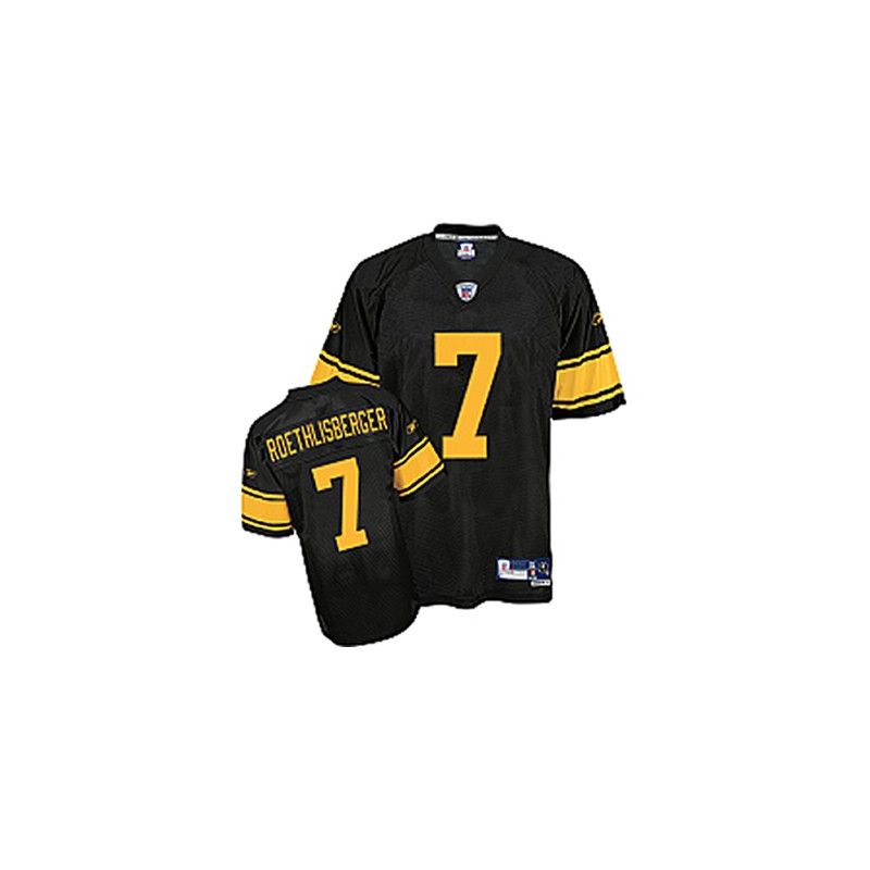 Cheap Ben Roethlisberger Steelers Jersey #7 Black Yellow Number From China Cheap Ben Roethlisberger Steelers Jersey #7 Black Yellow Number From China