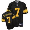 Cheap Ben Roethlisberger Steelers Jersey #7 Black Yellow Number From China