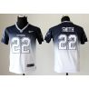 Cheap Emmitt Smith Cowboys Youth Jersey #22 Blue-White Drift Fashion