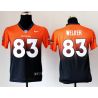 Cheap Wes Welker Broncos Youth Jersey #83 Orange-Blue Drift Fashion