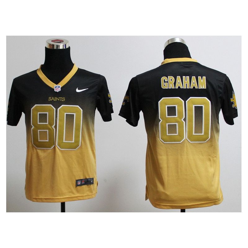 Cheap Jimmy Graham Saints Youth Jersey #80 Black-Gold Drift Fashion Cheap Jimmy Graham Saints Youth Jersey #80 Black-Gold Drift Fashion