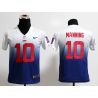 Cheap Eli Manning Giants Youth Jersey #10 White-Blue Drift Fashion