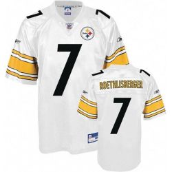 Cheap Ben Roethlisberger Steelers Jersey #7 White From China