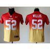Cheap Patrick Willis 49ers Youth Jersey #52 Red-Yellow Drift Fashion