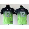 Cheap 12th Fan Seahawks Youth Jersey #12 Blue-Green Drift Fashion