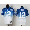 Cheap Andrew Luck Colts Jersey From China #12 Blue-White 30th Drift Fashion