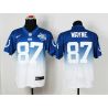 Cheap Reggie Wayne Colts Jersey From China #87 Blue-White 30th Drift Fashion