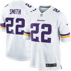 Cheap Harrison Smith Vikings Jersey From China #22 White 2014new Game