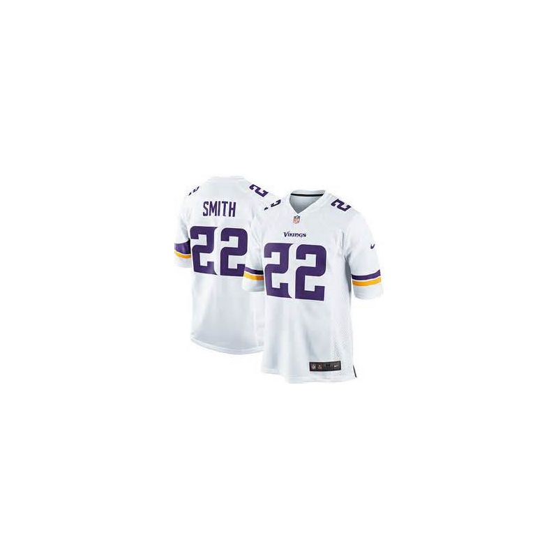 Cheap Harrison Smith Vikings Jersey From China #22 White 2014new Game