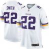 Cheap Harrison Smith Vikings Jersey From China #22 White 2014new Game