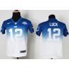 Cheap Andrew Luck Colts Youth Jersey #12 Blue-White 30th Drift Fashion