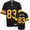 Cheap Heath Miller Steelers Jersey #83 White Yellow Number From China