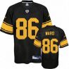 Cheap Hines Ward Steelers Jersey #86 Black Yellow Number From China