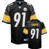 Cheap Aaron Smith Steelers Jersey #91 Black From China