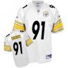 Cheap Aaron Smith Steelers Jersey #91 White From China