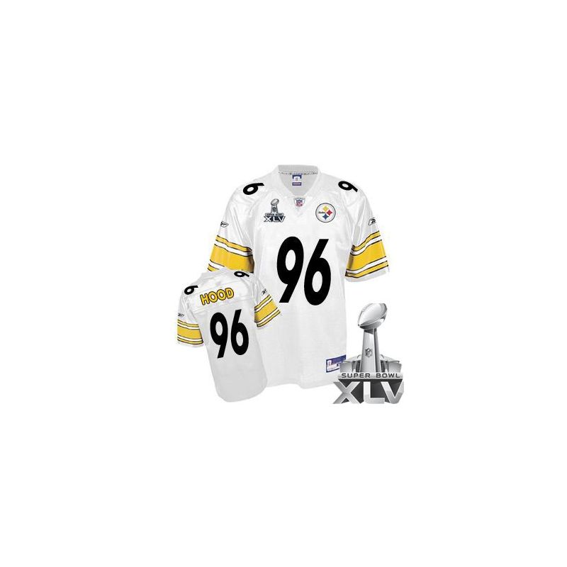 Cheap Evander Hood Steelers Jersey #96 White 2011 Super Bowl XLV From China Cheap Evander Hood Steelers Jersey #96 White 2011 Super Bowl XLV From China