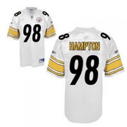 Cheap Casey Hampton Steelers Jersey #98 White From China