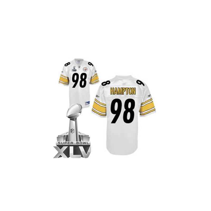 Cheap Casey Hampton Steelers Jersey #98 white 2011 Super Bowl XLV From China Cheap Casey Hampton Steelers Jersey #98 white 2011 Super Bowl XLV From China