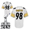Cheap Casey Hampton Steelers Jersey #98 white 2011 Super Bowl XLV From China