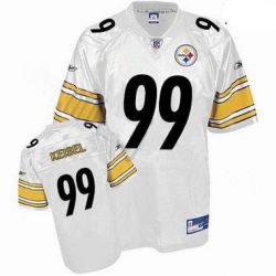 Cheap Brett Keisel Steelers Jersey #99 White From China
