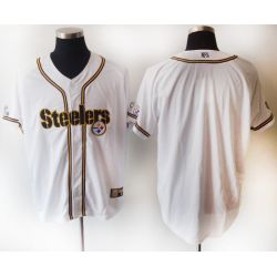 Cheap Steelers White Blank MLB Style From China