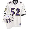 Cheap Ray Lewis Ravens Jersey #52 White From China