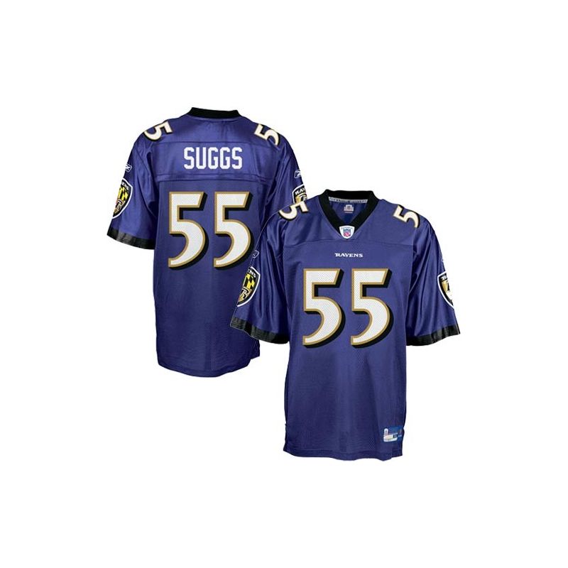 Cheap Terrell Suggs Ravens Jersey #55 Purple From China
