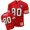 Cheap Jerry Rice 49ers Jersey #80 Red Throwback From China
