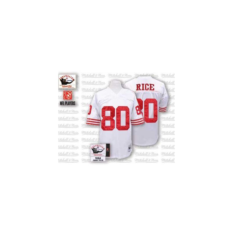 Cheap Jerry Rice 49ers Jersey #80 White Throwback From China Cheap Jerry Rice 49ers Jersey #80 White Throwback From China