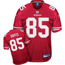 Cheap Vernon Davis 49ers Jersey #85 Red From China
