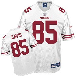 Cheap Vernon Davis 49ers Jersey #85 White From China