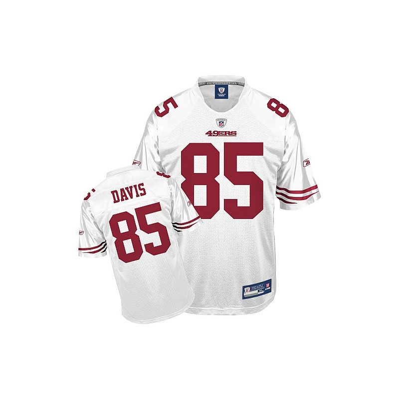 Cheap Vernon Davis 49ers Jersey #85 White From China Cheap Vernon Davis 49ers Jersey #85 White From China