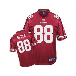 Cheap Issac Bruce 49ers Jersey #88 Red From China