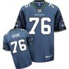 Cheap Russell Okung Seahawks Jersey #76 Blue From China