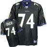 Cheap Michael Oher Ravens Jersey #74 Black From China
