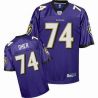 Cheap Michael Oher Ravens Jersey #74 Purple From China