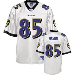 Cheap Derrick Mason Ravens Jersey #85 White From China