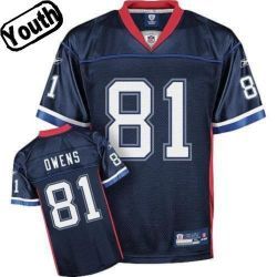 Cheap Terrell Owens Bills Youth Jersey #81 Navy From China