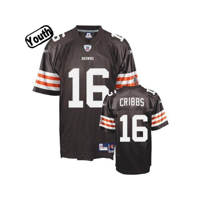Cheap Joshua Cribbs Browns Youth Jersey #16 Brown From China Cheap Joshua Cribbs Browns Youth Jersey #16 Brown From China