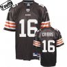 Cheap Joshua Cribbs Browns Youth Jersey #16 Brown From China