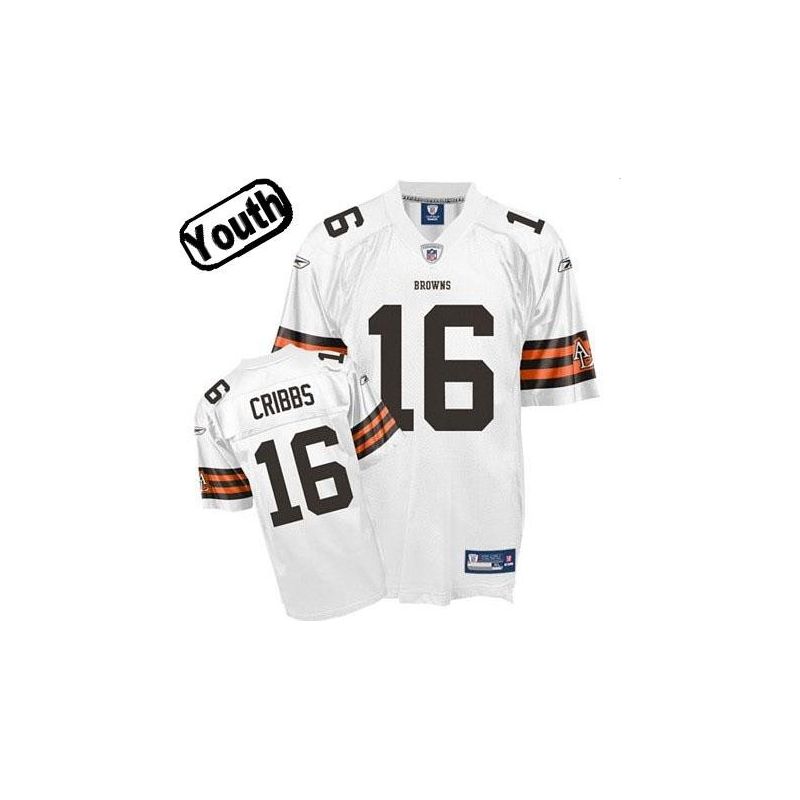 Cheap Joshua Cribbs Browns Youth Jersey #16 White From China Cheap Joshua Cribbs Browns Youth Jersey #16 White From China