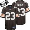 Cheap Joe Haden Browns Youth Jersey #23 Brown From China