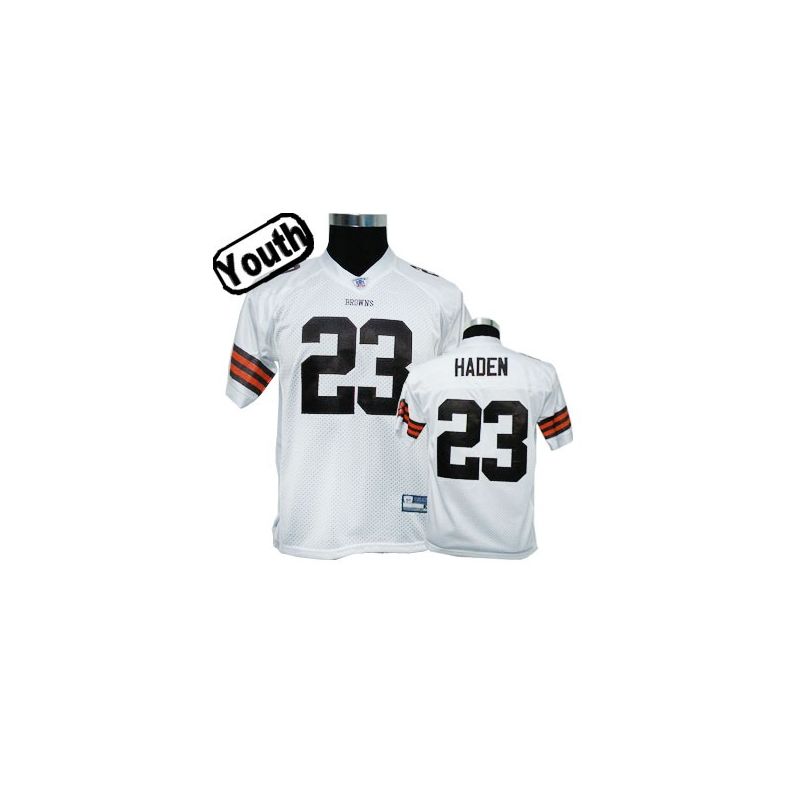 Cheap Joe Haden Browns Youth Jersey #23 White From China Cheap Joe Haden Browns Youth Jersey #23 White From China