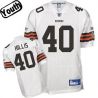 Cheap Peyton Hillis Browns Youth Jersey #40 White From China