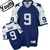 Cheap Tony Romo Cowboys Youth Jersey #9 Blue Thanksgiving From China